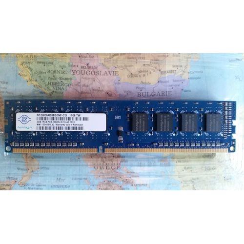 barrette de ram 2Go Nanya ddr3 1333mhz PC3 10600U