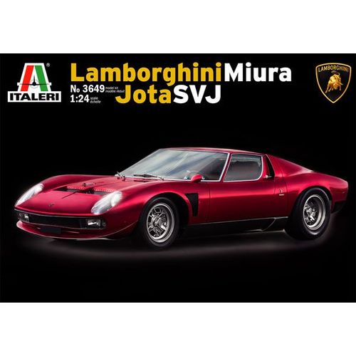 1/24 Lamborghini Miura Svj (W/Japanese Instruction Paper) Plastic Model-Italeri