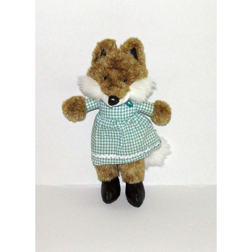 Renard The Village Peluche Doudou Renard Village Chasse Est Interdite 36 Cm