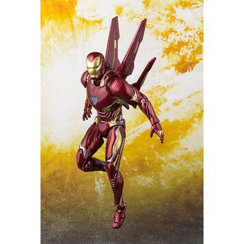 Avengers Infinity War Figurine S.H. Figuarts Iron Man Mk50 Nano Weapon 16 Cm