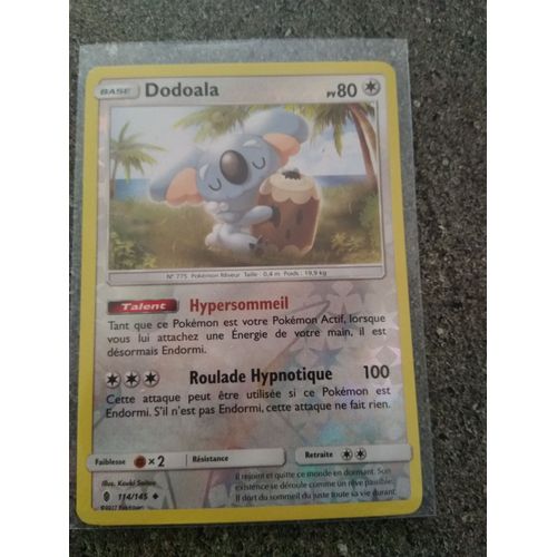 Carte Pokémon Française Reverse 114/ 145 Dodoala Gardiens Ascendants