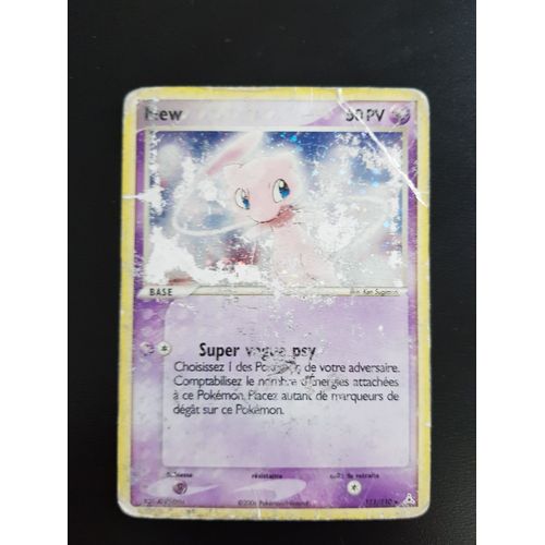Mew 111/110 Holo Set Ex Fantômes Holon Fr