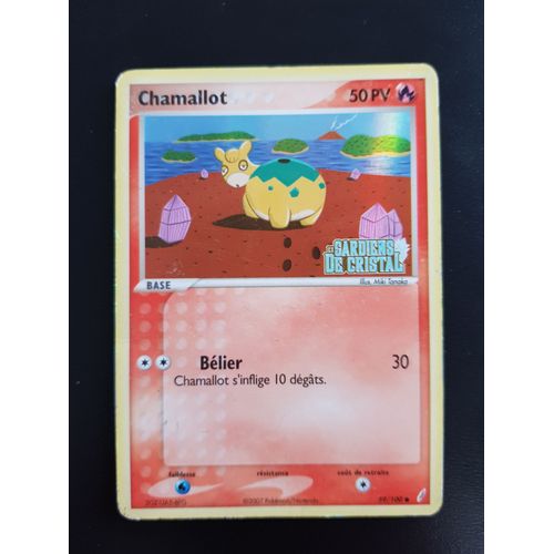 Chamallot 59/100 Holo Set Ex Gardiens De Cristal Fr Avec Logo
