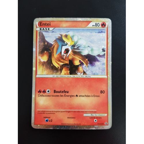 Entei Hgss20 Holo Set Promo Blackstar Hearthgold Soulsilver Fr