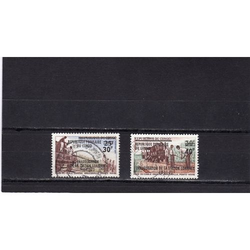 Timbres-Poste Du Congo (Inauguration De La Ligne Coaxiale)