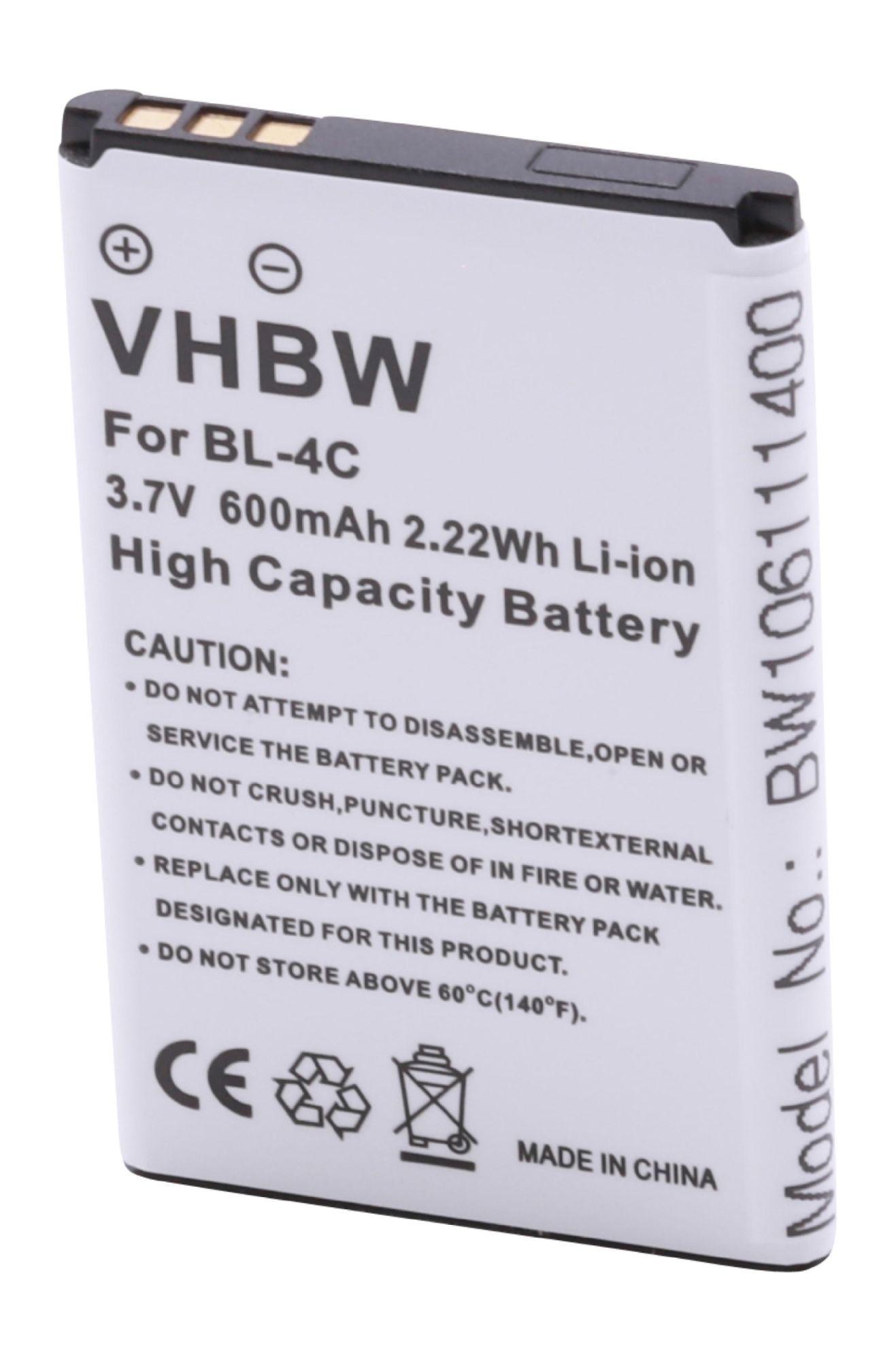 Vhbw - vhbw Batterie Li-Ion 600mAh (3,7 Volt) pour Doro PhoneEasy 5517,  6030, 6031, 6521, 6526, 6530 téléphone - Batterie téléphone - Rue du  Commerce