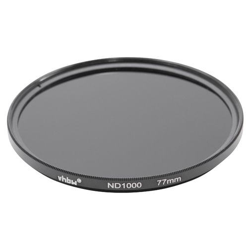 vhbw Filtre gris ND à densité neutre ND1000 77mm pour appareil photo analogue ou numérique