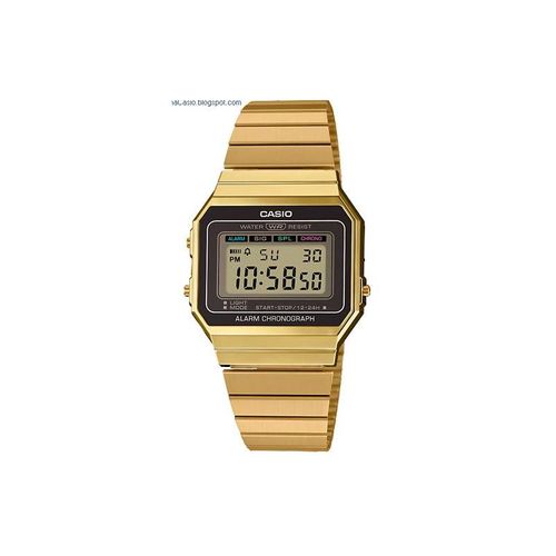 Casio Montre Doré Digital Femmes Casio Collection A700weg-9aef