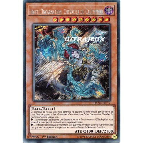 Yu-Gi-Oh! - Dane-Fr017 - Idlee L'incarnation, Chevalier Du Cauchemar - Secret Rare