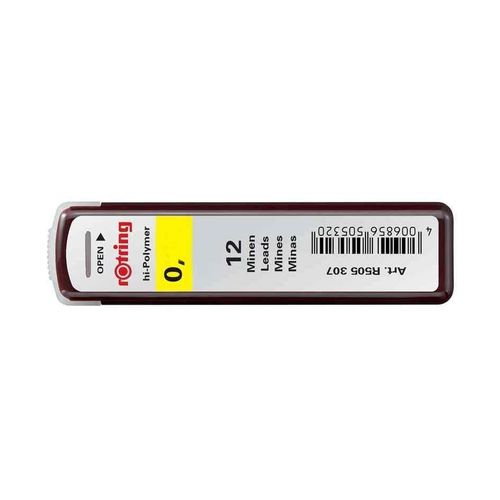 Rotring Lot De 3 Etuis De 12 Mines Tikky Pour Porte-Mines 0,35 Mm Hb