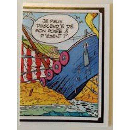Autocollant Sticker Asterix 60 Ans D'aventures Carrefour Panini No 112