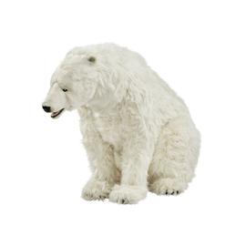 Animal en peluche HANSA Peluche Geante Renne Blanc 150 cm H et 140 cm L