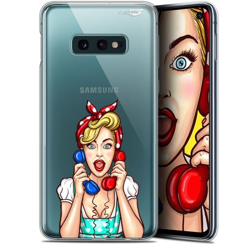 Caseink Coque Pour Samsung Galaxy S10e (5.8 ) Gel Hd [ Nouvelle Collection - Souple - Antichoc - Imprimé En France] Calling Girl