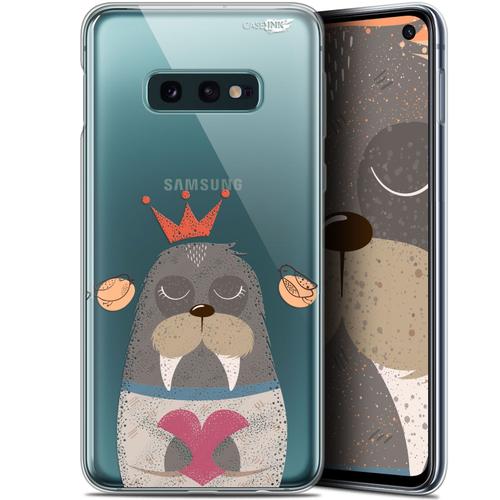 Caseink Coque Pour Samsung Galaxy S10e (5.8 ) Gel Hd [ Nouvelle Collection - Souple - Antichoc - Imprimé En France] Sketchy Walrus