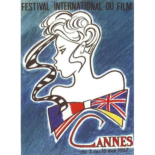 Affiche Festival International Du Film Cannes 1957