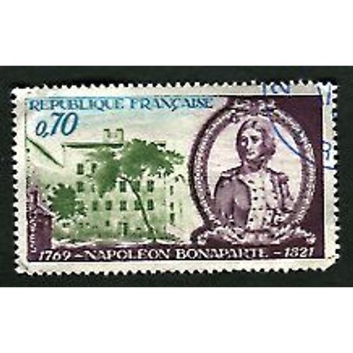 Timbre Oblitéré - " Bicentenaire De La Naissance De Napoléon Bonaparte 1769/1821 " - 0,70f - Haley - 1969