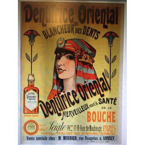 Affiche Dentifrice Oriental