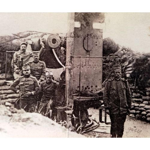 14-18 : Carte Postale De 1915 Artilleurs Français Et Serbes Dans Les Balkans