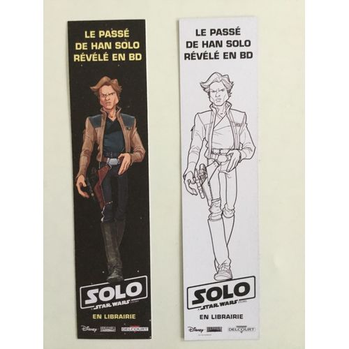 2 Marque Pages Le Passé De Han Solo Révélé En Bd Star Wars