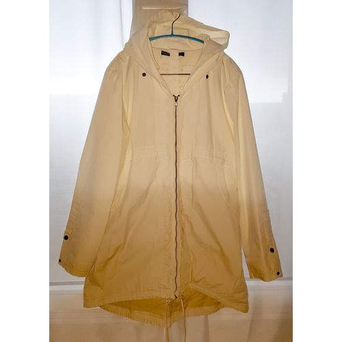 Mado Et Les Autres - Parka Veste Imper À Capuche Écru Blanc Et Beige Gradient Dégradé Tie-And-Dye Taille 42