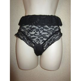 Shorty Noir En Dentelle T 40