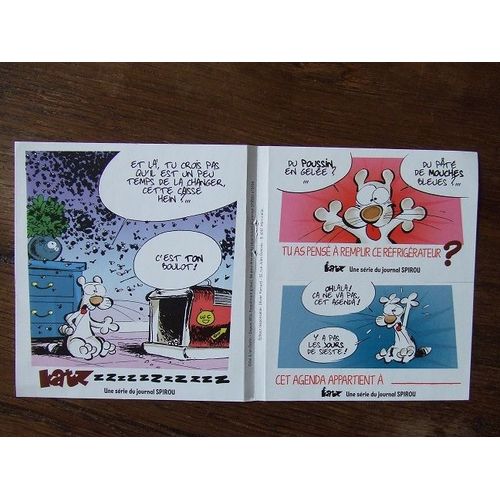 Planche Stickers Autocollants Bd Katz - Spirou