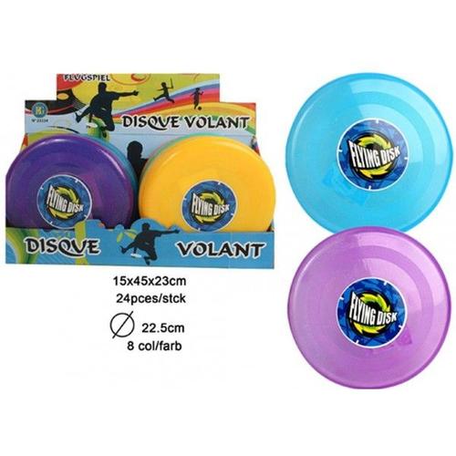 Disque Volant 22,5 Cm - Modèle Aléatoire - Jeu Activité Plein Air Plage Extérieur - 334