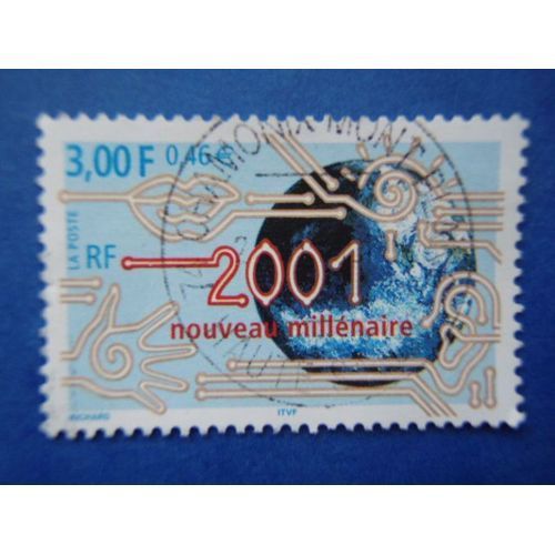 Timbre "Nouveau Millénaire - 2001"