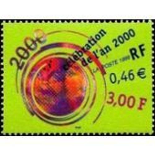 Timbre Oblitéré "Célébration 2000"