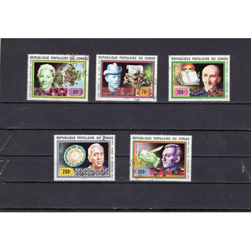 Timbres-Poste Du Congo (Lauréats Du Prix Nobel)