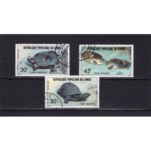 Timbres-Poste Du Congo (Faune Aquatique)