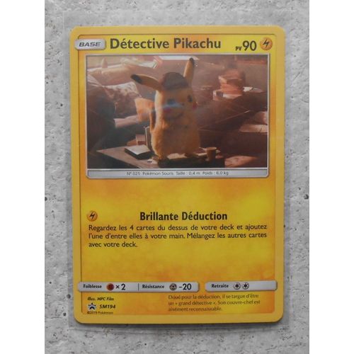 Détective Pikachu Sm194 - Série Détective Pikachu - Fr