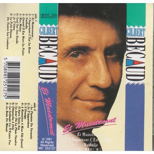 Gilbert Becaud Rare K7 Cassette Audio