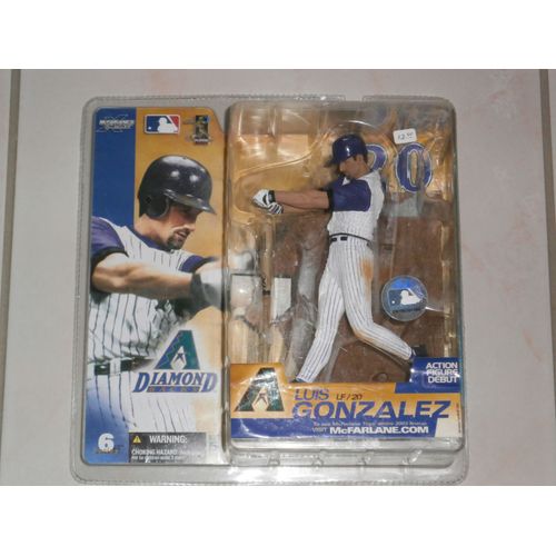 Figurine Mcfarlane De Baseball De L. Gonzalez Des Diamond Backs S.6 Mlb