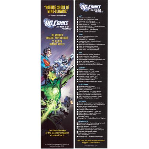 Marque Page Dc Comics : The New 52 / Format: 57x258mm (2012)