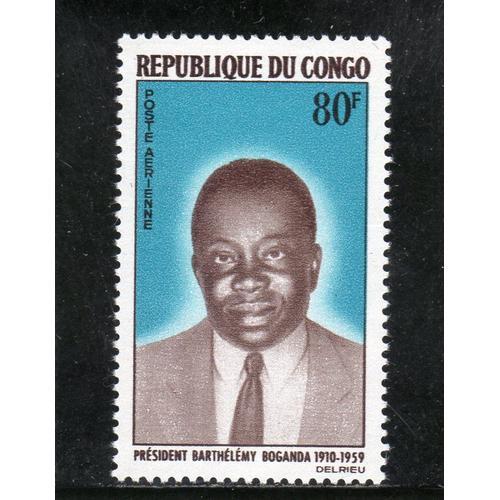 Timbre De Poste Aérienne Du Congo (Personnage Célèbre)