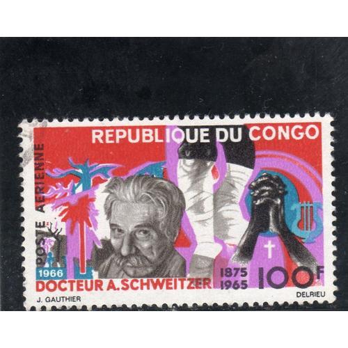 Timbre De Poste Aérienne Du Congo (Célébrité)