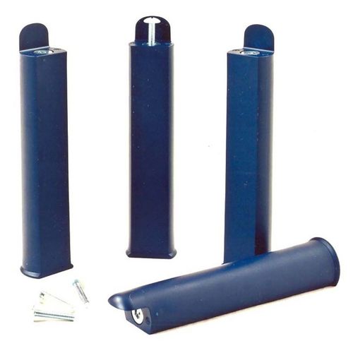 Plast - Jeu De 4 Pieds 28 Cm Bleus Pour Cadre À Lattes
