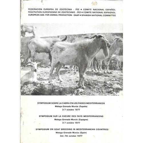 Symposium Sur La Chèvre Des Pays Méditerranéens