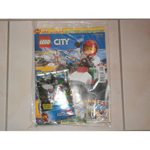 Magazine Lego City "Le Trophée De La Vitesse" 2/18 Trimestriel
