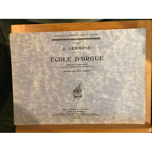 Ecole D Orgue
