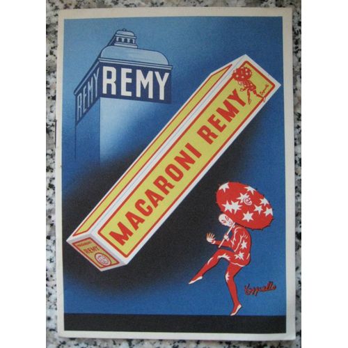 Catalogue De Pâtes Alimentaire " Remy " Macaroni, Nouilles, Penne, Etc.