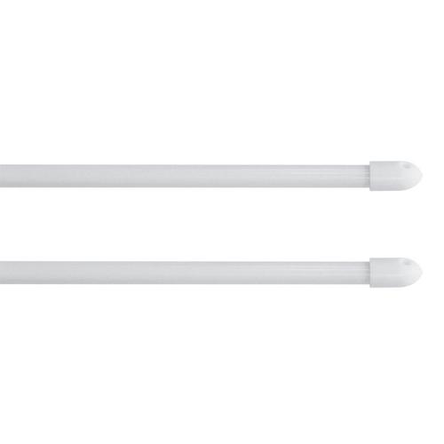 Lot De 2 Tringles Extensibles "Kepa" 80-110cm Blanc