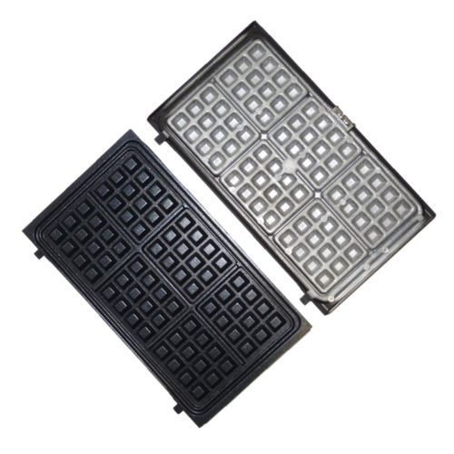 Plaque à gauffres( x2) Gaufrier croque-monsieur (TS-01036040 TEFAL)