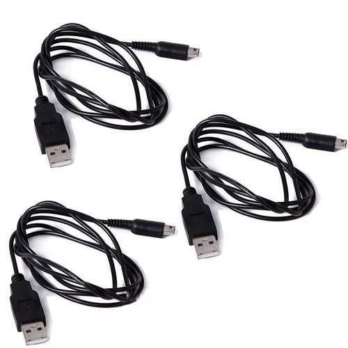 Pièces Détachées Câble De Charge Usb Gen Pour Nintendo 3ds / Dsi / Dsixl Noir_Lo6805