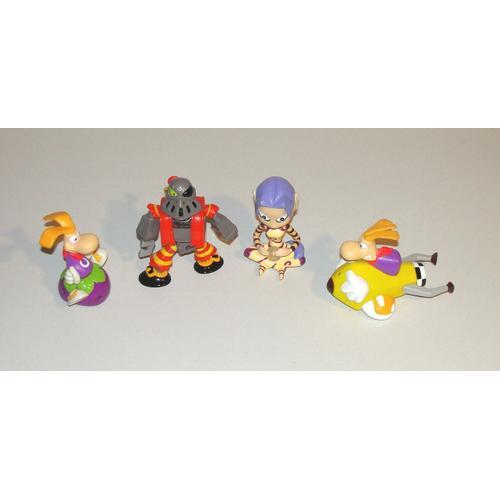 Rayman Lot De 4 Figurines Rayman Macdo 2000