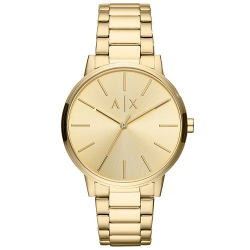 Montre Armani Exchange En Acier Jaune