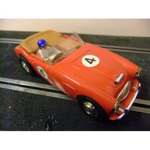 Scalextric Austin Healey C 74 Made In England Avec Boite Et Information-Scalextric