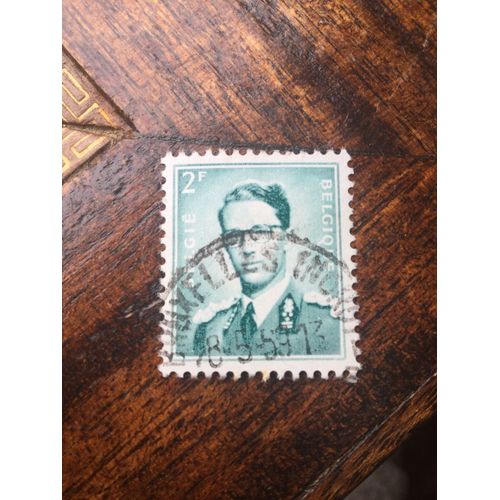 Timbre Oblitéré Belgique 2f