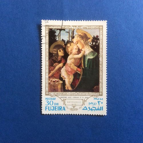 Fujeira - Peinture De Botticelli - Madone Avec L'enfant Et Saint Jean